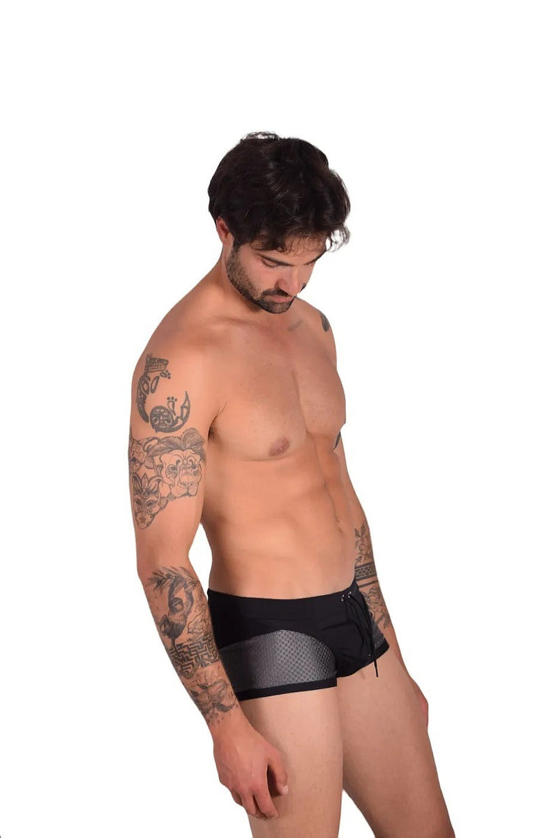 Small Gregg Homme Swimsuit Sport Swim-Trunks Black/Grey 159110 MX24 10