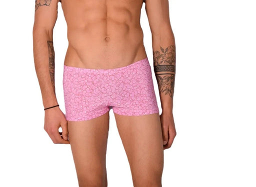 XS SMU Mens Hipster Pink Hearts 43109 MX12