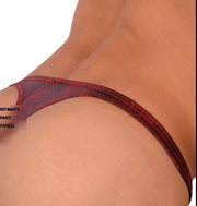 XS SMU Sensual Red Party Flashy Thong 33861 MX17