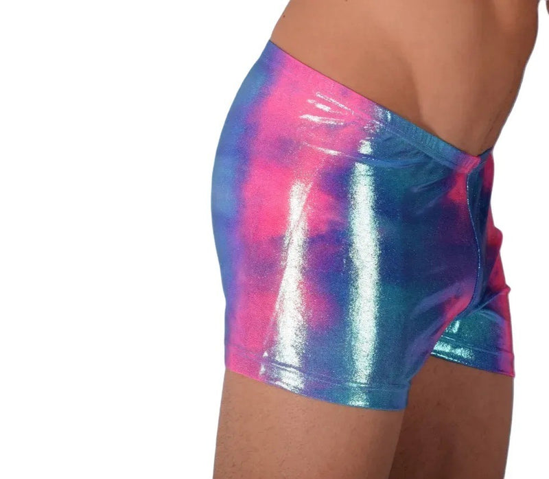 2XS SMU Mens  Swim Hipster Underwear Rainbow 43136 MX12