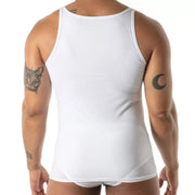 TOF PARIS Tank Top Mon Amour Microfiber Ultra-Soft in White 55