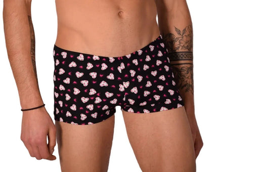 XS Mini Boxer SMU Hipster Flower Hearts 43120 MX12
