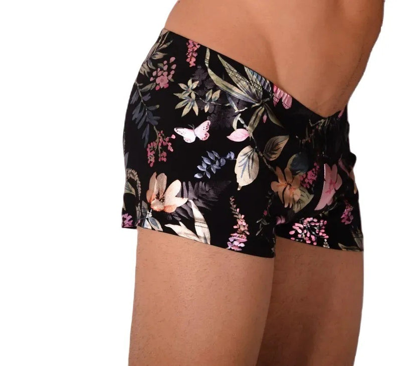 XS SMU Mens Hipster Flash Flower Mini Boxer 43121 MX12