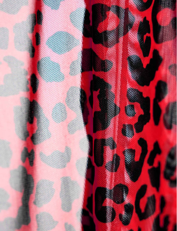 MODUS VIVENDI Leopard Mesh Brazil Boxers Trunks in Red 15422 104