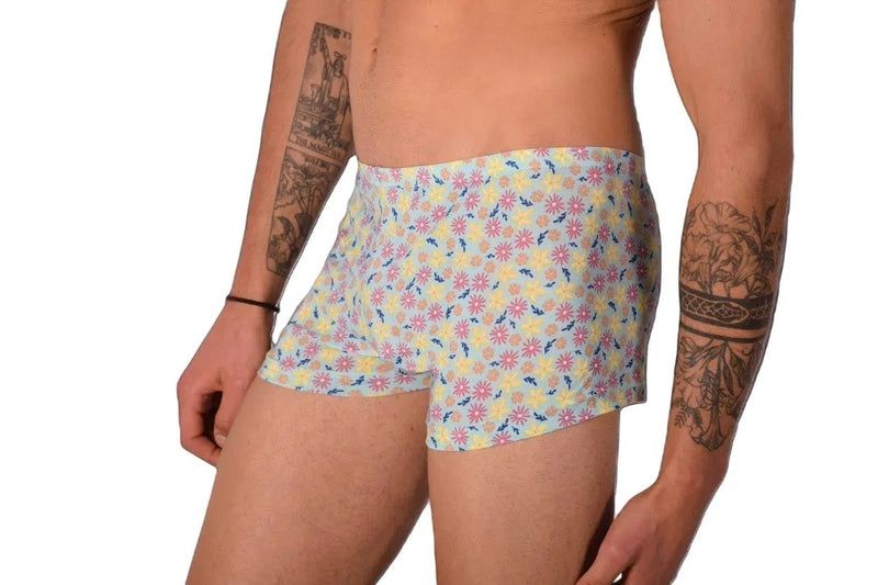 XS SMU Mens  Hipster Underwear Mint Print 43114 MX12