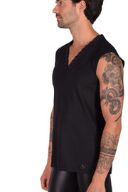 Medium Gregg Homme Mythic Honeycomb Laced Tank Top 152222 165