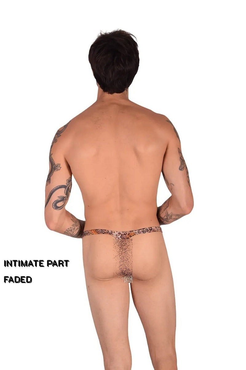 Large SMU Thong Flash Animal Design 9939 LT3