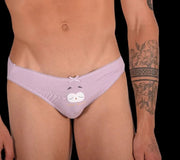 Slip SMU Feminine Briefs Sleeping Cat See-Through Lilac 65010 32