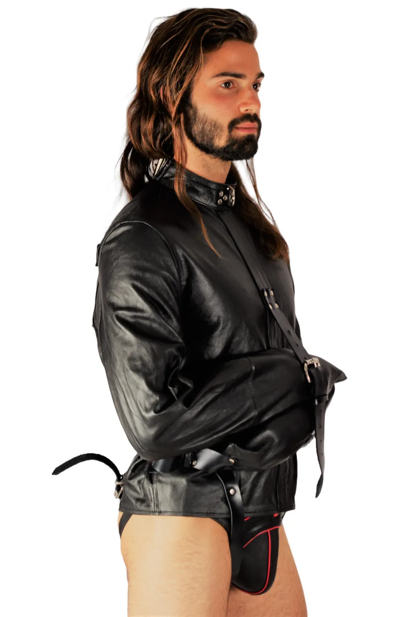 SMU Straight jacket High Quality Geniune Leather 200 16-1
