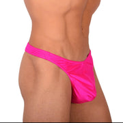 S SMU Men Swim Tanning Underwear Thongs Pink 33804 MX17