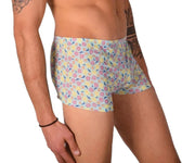XS SMU Mens  Hipster Underwear Mint Print 43114 MX12