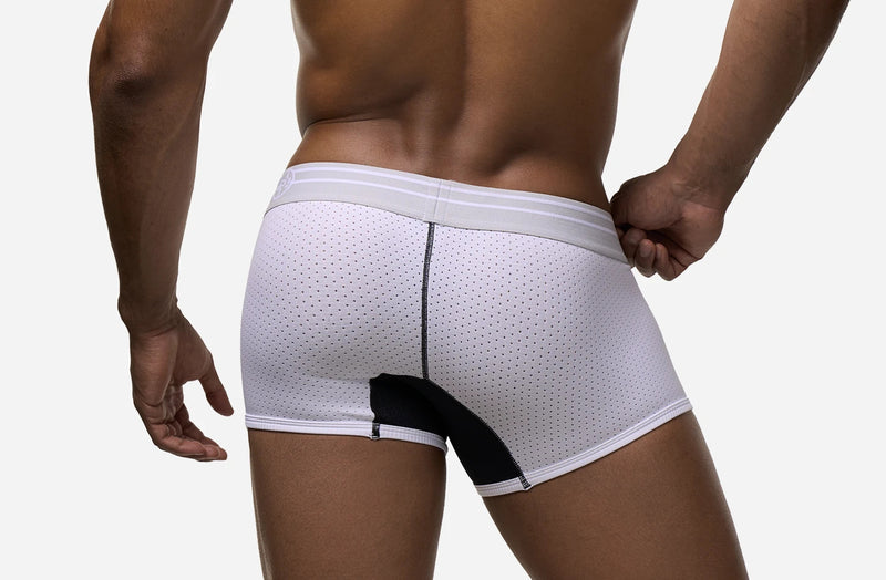 PUMP! Deuce Boxer Ribbed Leg Micromesh Light Boxer Trunk  11122 39