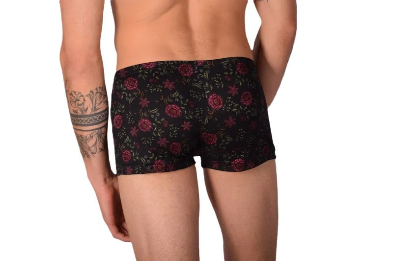 XS SMU Mens Hipster Underwear Black Roses 43111 MX12