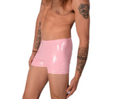 XS SMU Mens Faux Leather Look  Hipster Pastel Pink 43153 MX12