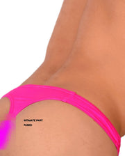 S SMU Men Swim Tanning Underwear Thongs Pink 33804 MX17