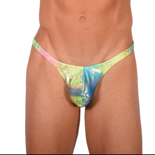 XS SMU Sensual Lime Aqua Party Thong 33863 MX17