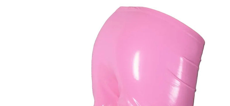 XS SMU Faux Leather Look Hipster Underwear Barbie Pink 43150 MX12