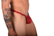 2XL SMU Flash Thong Hot To Wear Red 9921 LT2