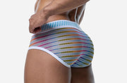 PUMP! Prism Brief Soft Cotton Cup Linned Pride Inspired Briefs 12090 39