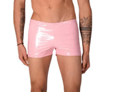 XS SMU Mens Faux Leather Look  Hipster Pastel Pink 43153 MX12