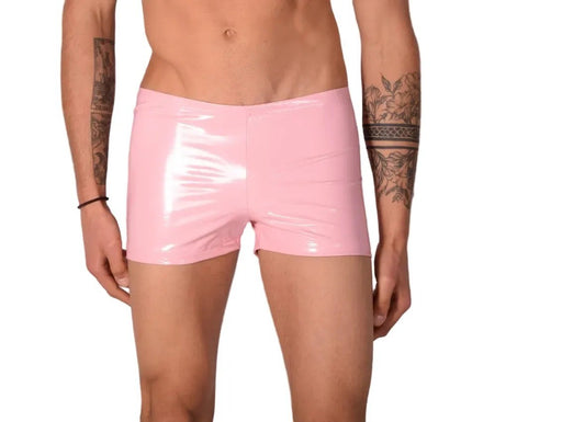 XS SMU Mens Faux Leather Look  Hipster Pastel Pink 43153 MX12