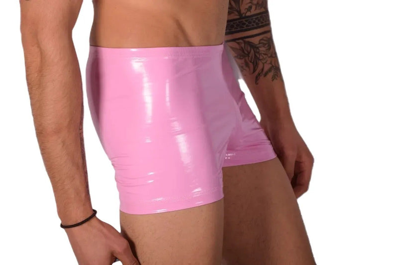 XS SMU Faux Leather Look Hipster Underwear Barbie Pink 43150 MX12