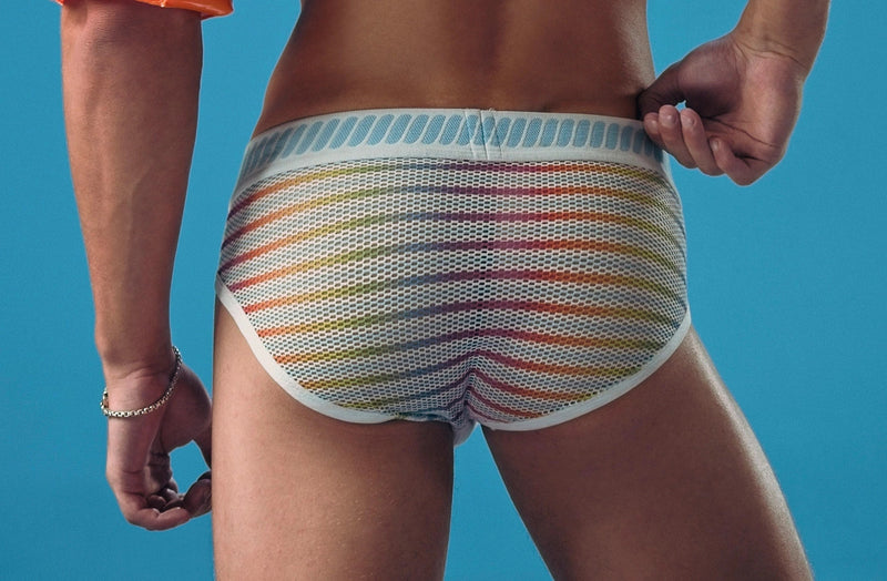 PUMP! Prism Brief Soft Cotton Cup Linned Pride Inspired Briefs 12090 39