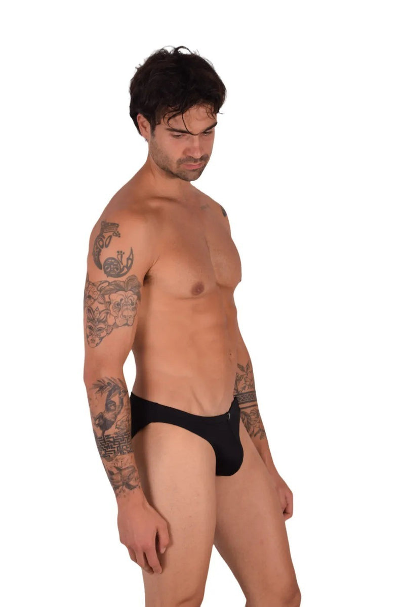 Small Swimwear SMU Detachable Shape Retention Swim-Brief Black 33800 MX7