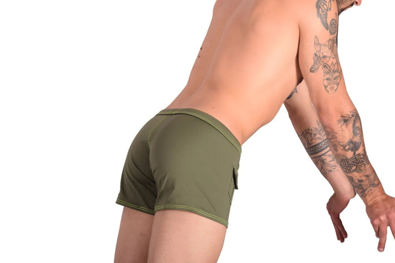 Medium Gregg Homme 3G Swimwear Sport Hipster Khaki 159108 MX24 8
