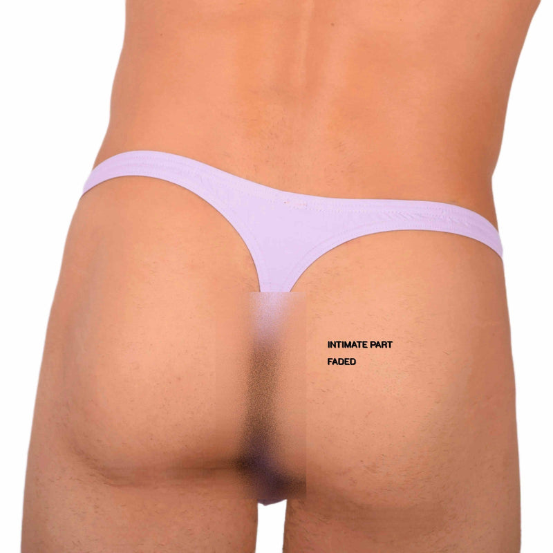 Small SMU Men Sensual Light Purple Thong 33816 MX17