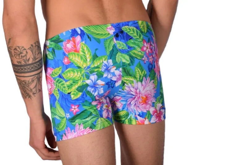 XS SMU Mens  Swim Hipster Underwear Flowers 43140 MX12