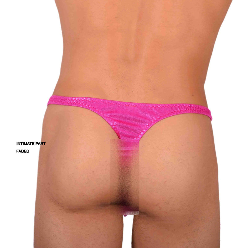 Small SMU Sensual Party Sparkle Pink Thong 33817 MX17