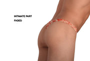 Medium Swim Thongs Vuthy Orange Cream Abstract Thong 272