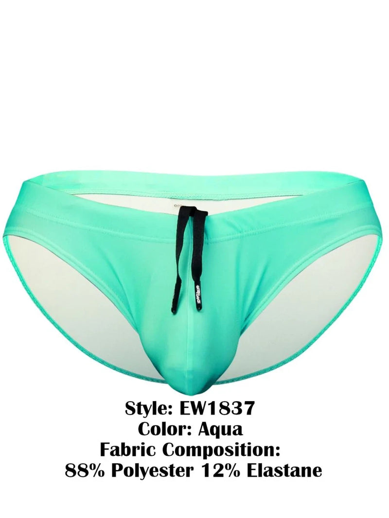 ErgoWear Swimwear X4D SW Bikini Swim Briefs in Aqua 1837 68