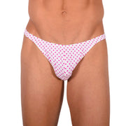 XS SMU Sexy White and Pink Thong 33859 MX17