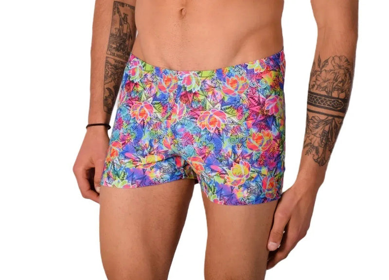 XS SMU Mens Swim Hipster Underwear Hot Print 43125 MX12