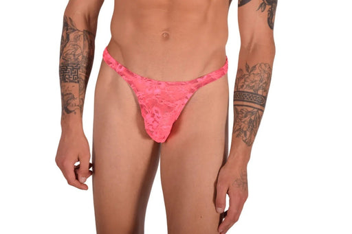 Medium SMU Sensual See-through French Fuchsia Thong 33953 MX18