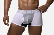 PUMP! Deuce Boxer Ribbed Leg Micromesh Light Boxer Trunk  11122 39
