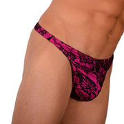 SMU Sensual Purple Black Hot Thong 33871 MX17