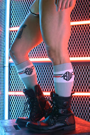 9 - 12 BREEDWELL Long Knee Socks Locker - Room College School Sock Grey 196