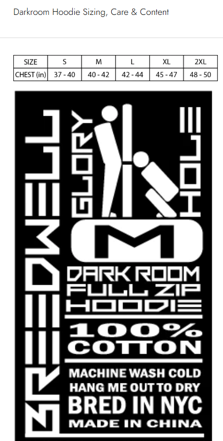 BREEDWELL Darkroom Hoodie Unique Zippers Heavy-Weight Knit Cotton Vest in Black