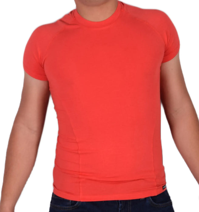 DOREANSE Mens T-Shirt High Quality Coton Red 2535 2