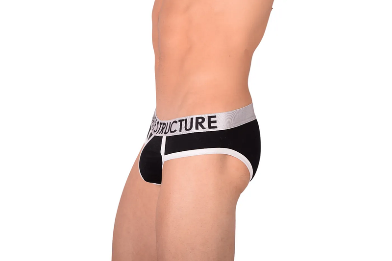 SMALL Private Structure Platinum Black Brief 7-55