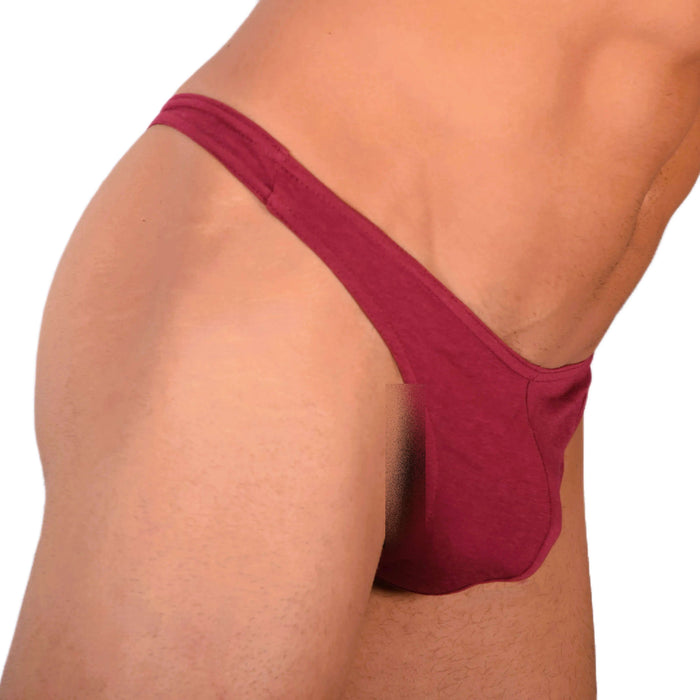 Doreanse Thongs Hang Loose Low-Rise Lean Cut Thong Bordeaux Red 1280 12