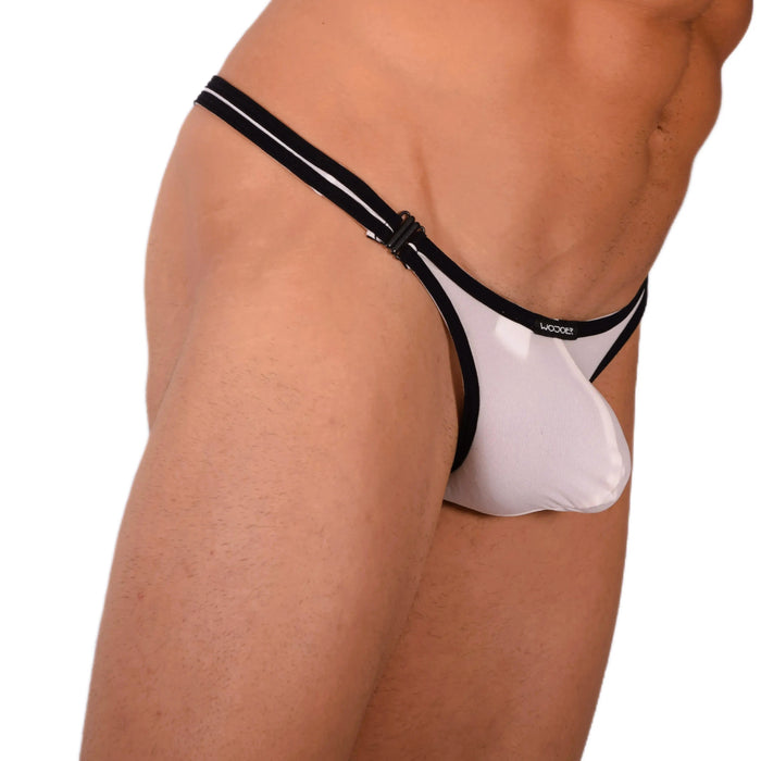 L Wojoer Sexy White Detachable Thong 33934 MX18