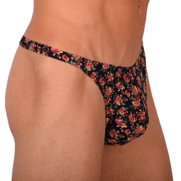 S SMU Sexy Floral Explosion Thong 33821 MX17