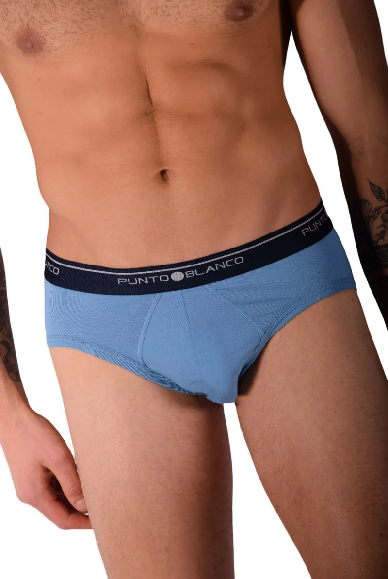 Small Punto Blanco Small Briefs Basix 53489-10 Light Blue P18