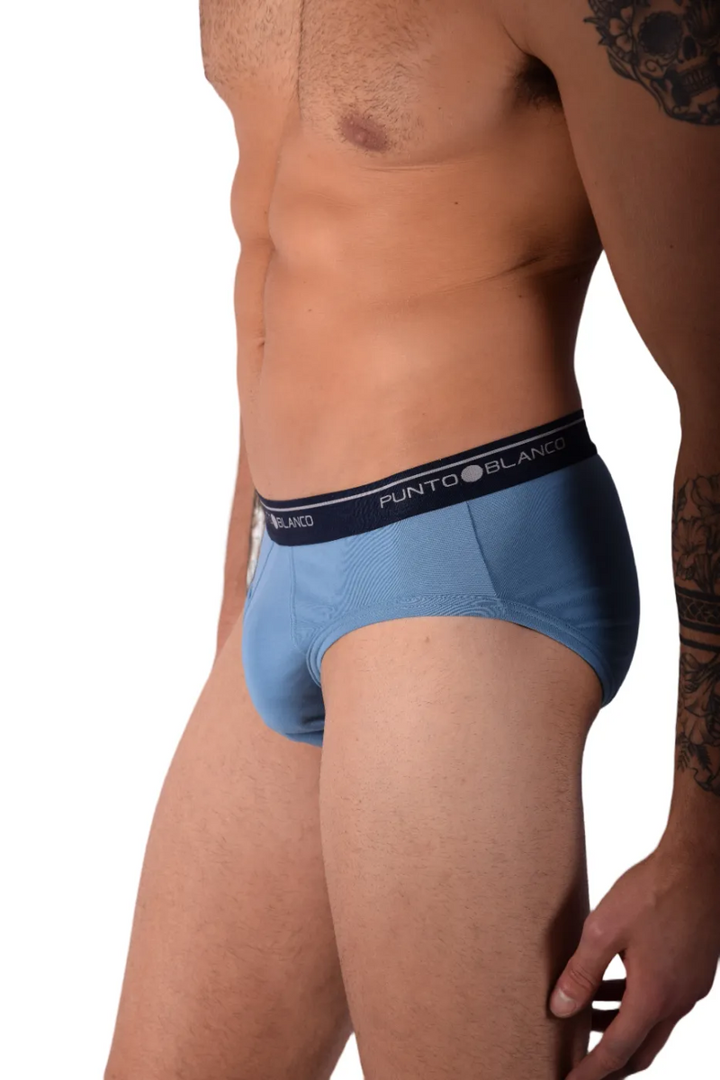 Small Punto Blanco Brief Basix Briefs Sustainable Cotton Pale Blue 53489 P18