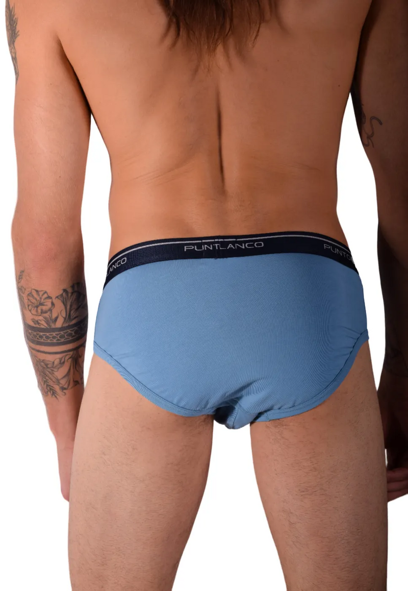 Small Punto Blanco Small Briefs Basix 53489-10 Light Blue P18