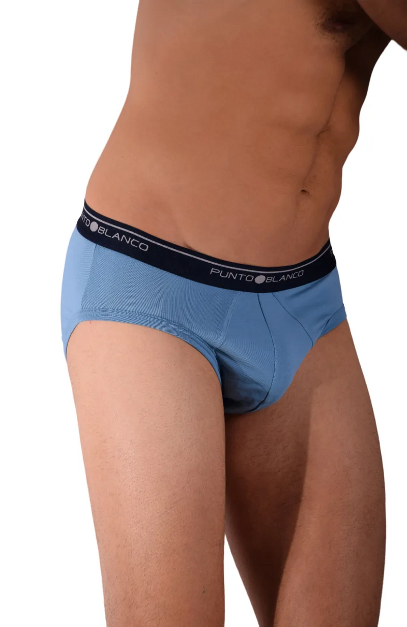 Small Punto Blanco Small Briefs Basix 53489-10 Light Blue P18